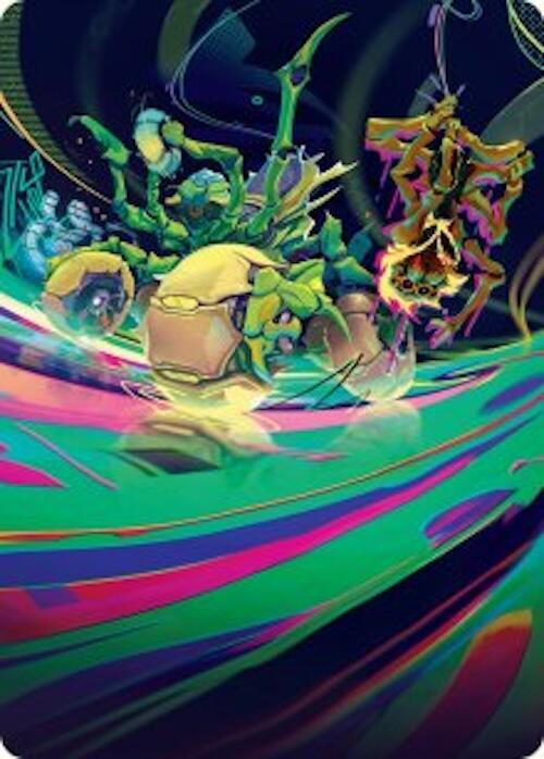 Thundering Broodwagon Art Card (48) [Aetherdrift Art Series]