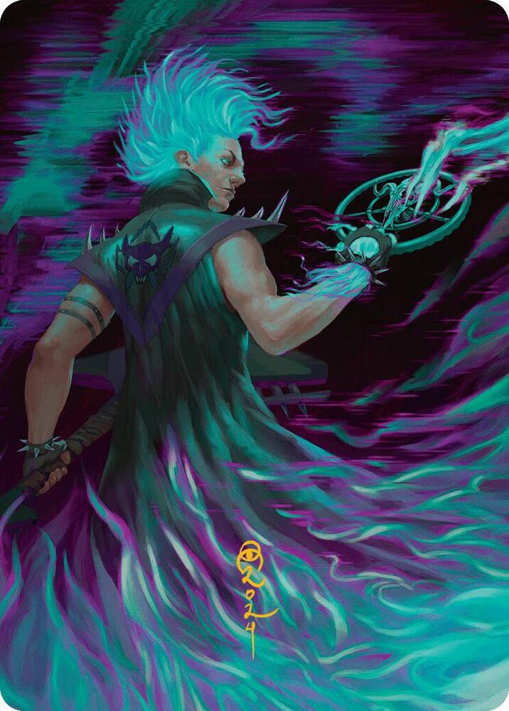 Winter, Cursed Rider Art Card (Gold-Stamped Signature) (7) [Aetherdrift Art Series]