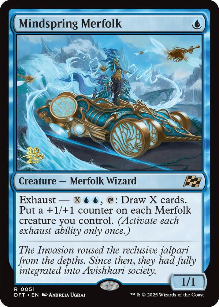 Mindspring Merfolk (51) [Prerelease Cards]