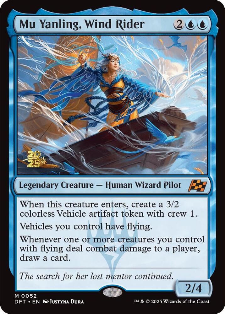 Mu Yanling, Wind Rider (52) [Prerelease Cards]