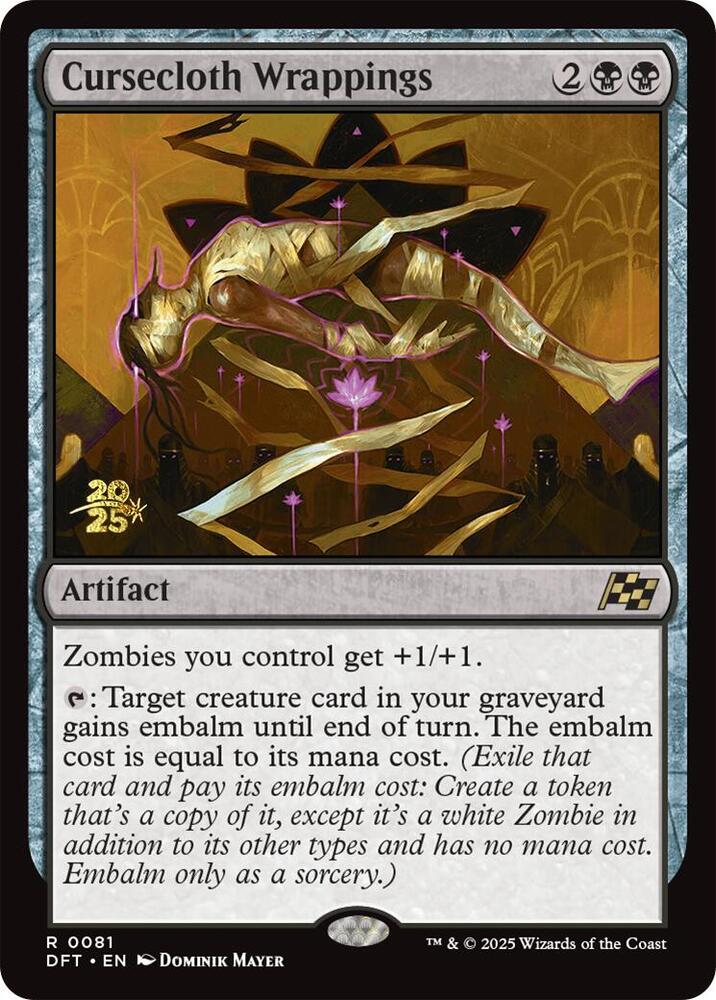 Cursecloth Wrappings (81) [Prerelease Cards]