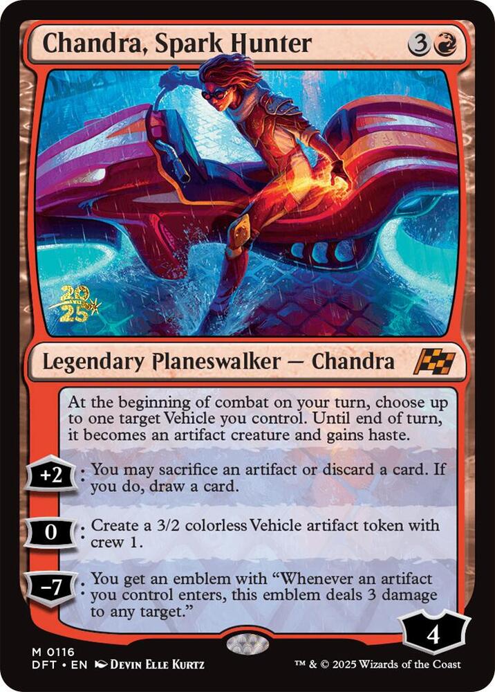 Chandra, Spark Hunter (116) [Prerelease Cards]