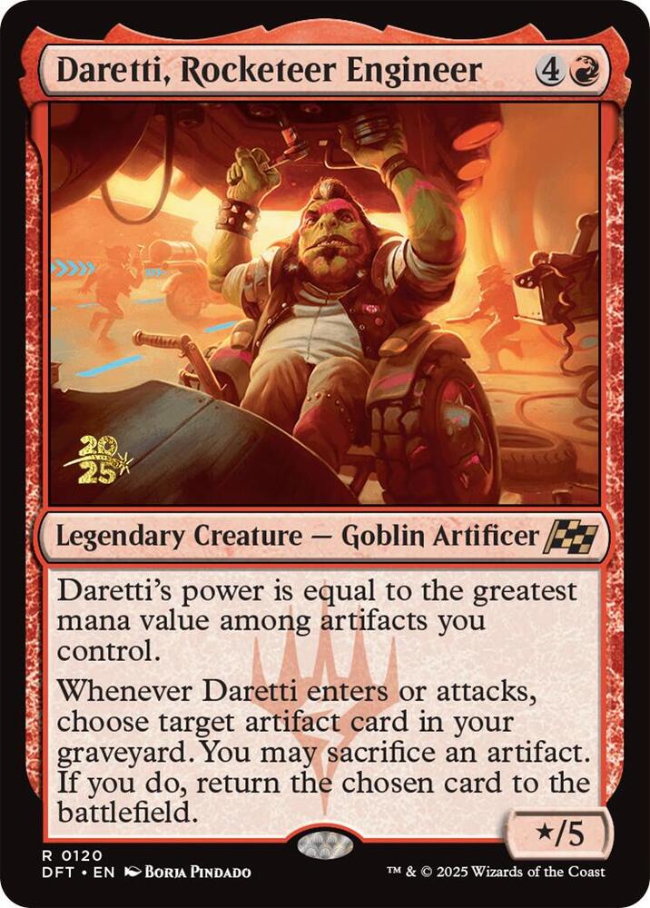 Daretti, Rocketeer Engineer (120) [Prerelease Cards]