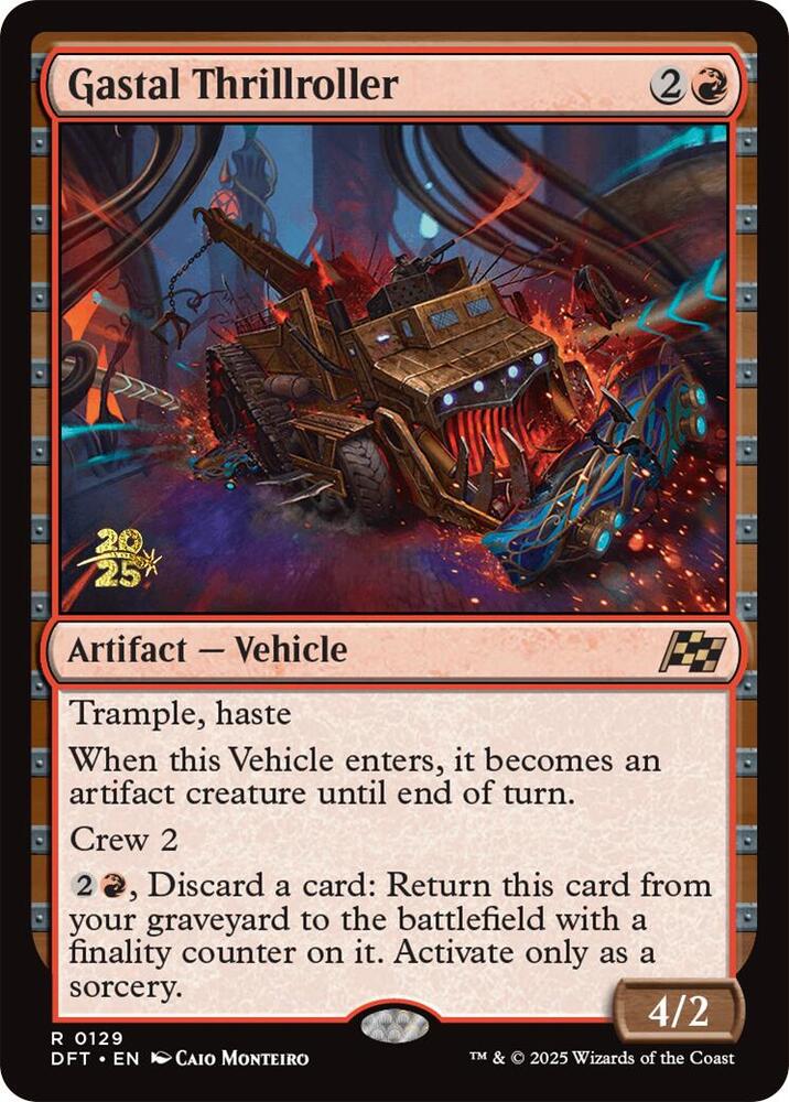 Gastal Thrillroller (129) [Prerelease Cards]