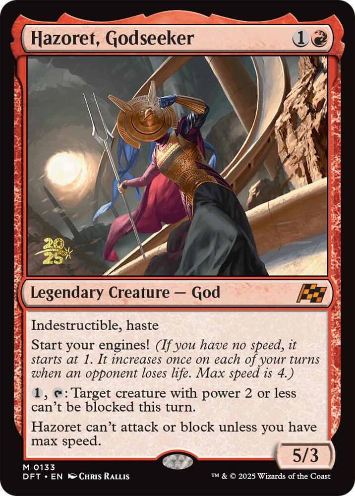 Hazoret, Godseeker (133) [Prerelease Cards]