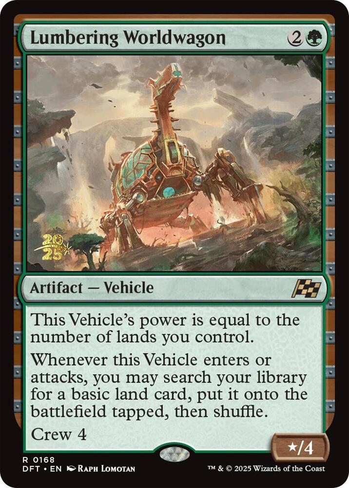 Lumbering Worldwagon (168) [Prerelease Cards]