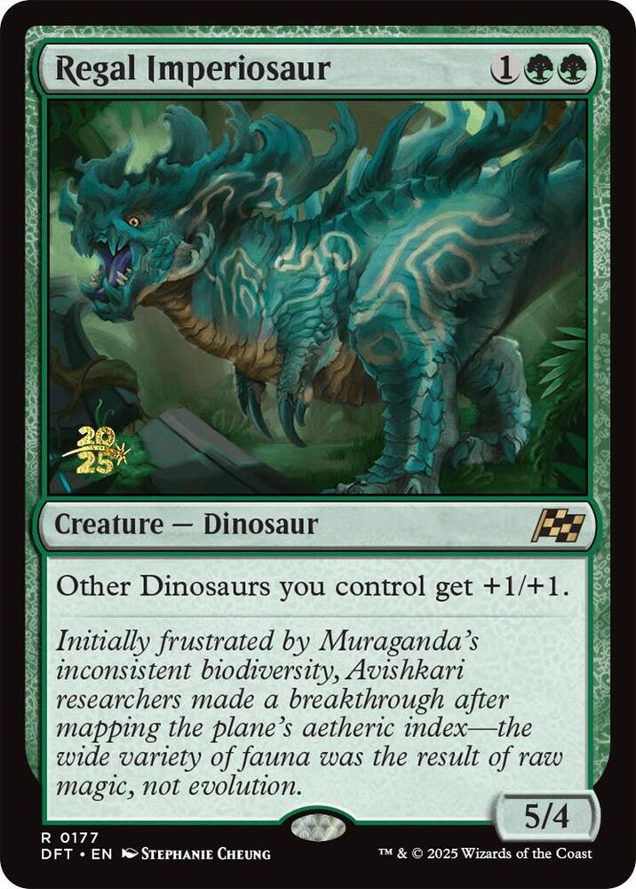 Regal Imperiosaur (177) [Prerelease Cards]