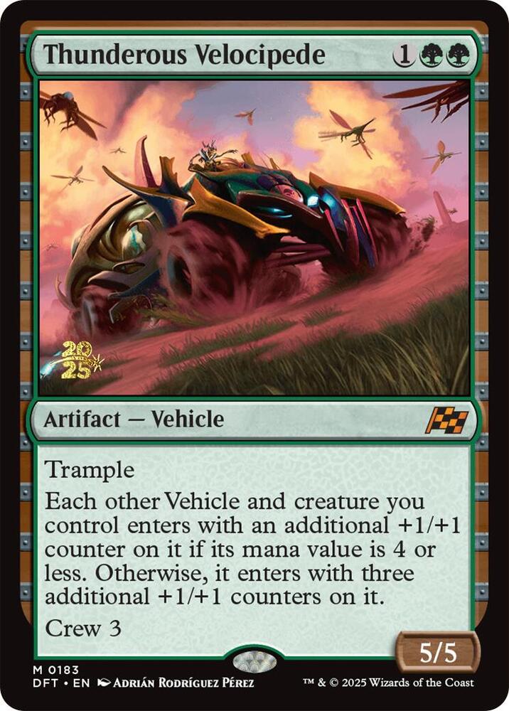 Thunderous Velocipede (183) [Prerelease Cards]