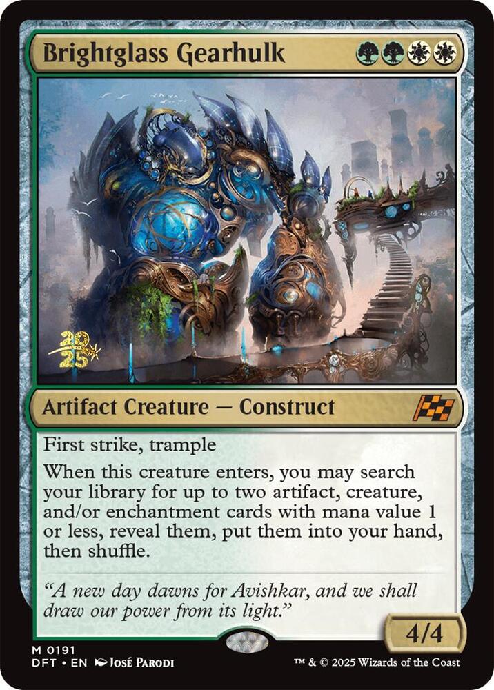 Brightglass Gearhulk (191) [Prerelease Cards]