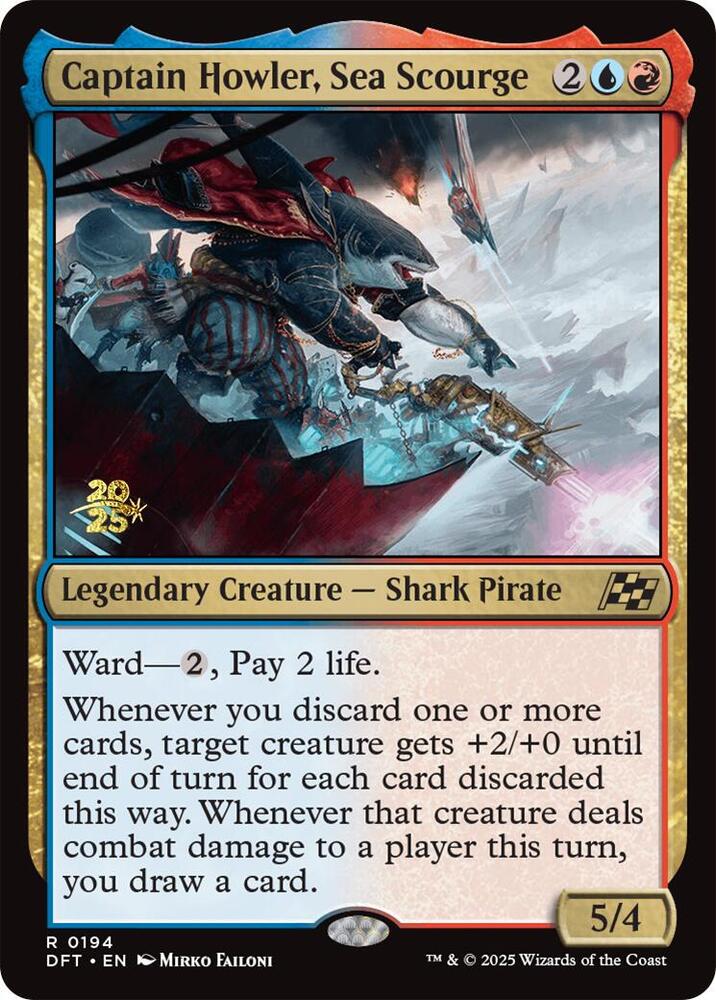 Captain Howler, Sea Scourge (194) [Prerelease Cards]