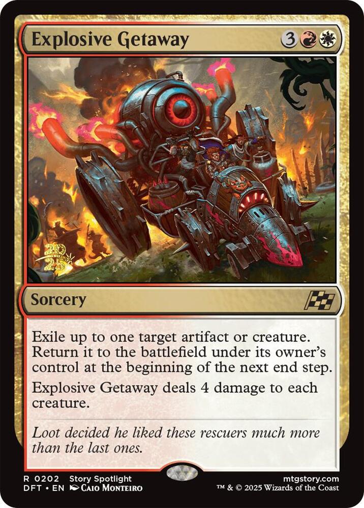 Explosive Getaway (202) [Prerelease Cards]
