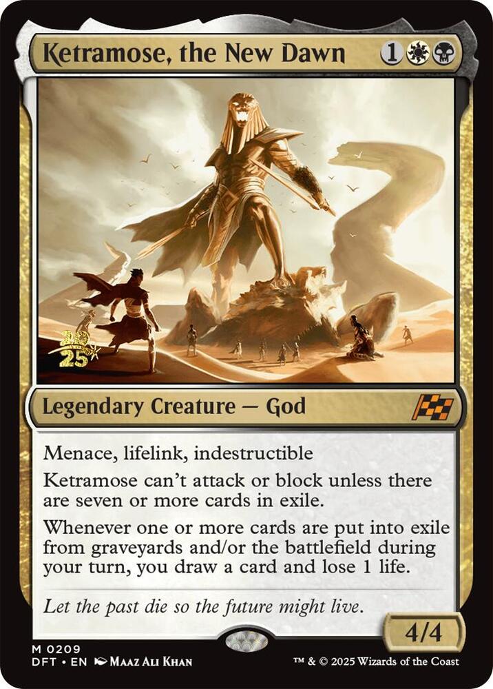Ketramose, the New Dawn (209) [Prerelease Cards]