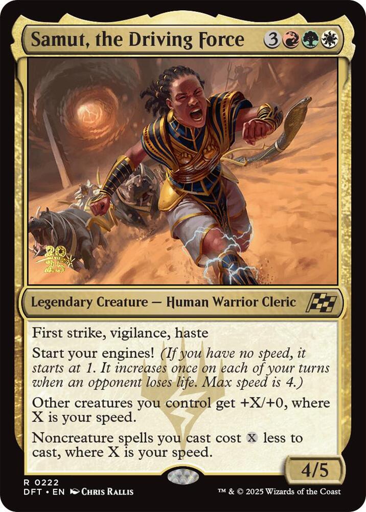Samut, the Driving Force (222) [Prerelease Cards]