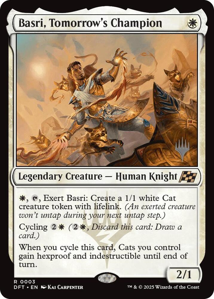 Basri, Tomorrow's Champion (3) [Aetherdrift Promos]