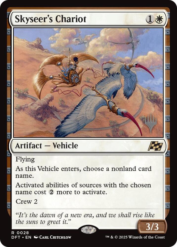 Skyseer's Chariot (28) [Aetherdrift Promos]