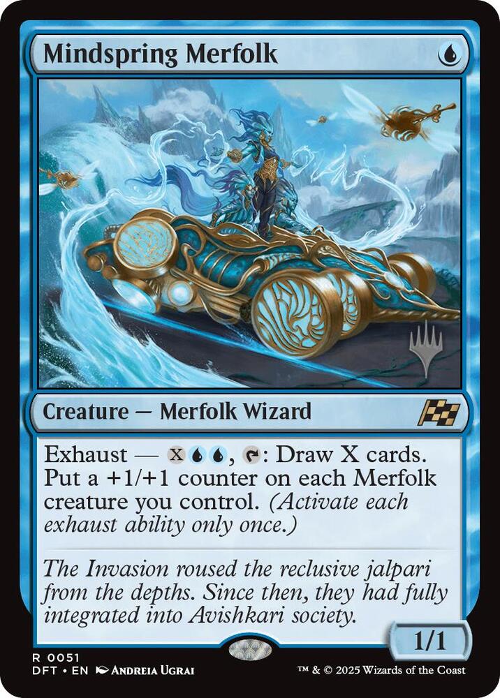 Mindspring Merfolk (51) [Aetherdrift Promos]