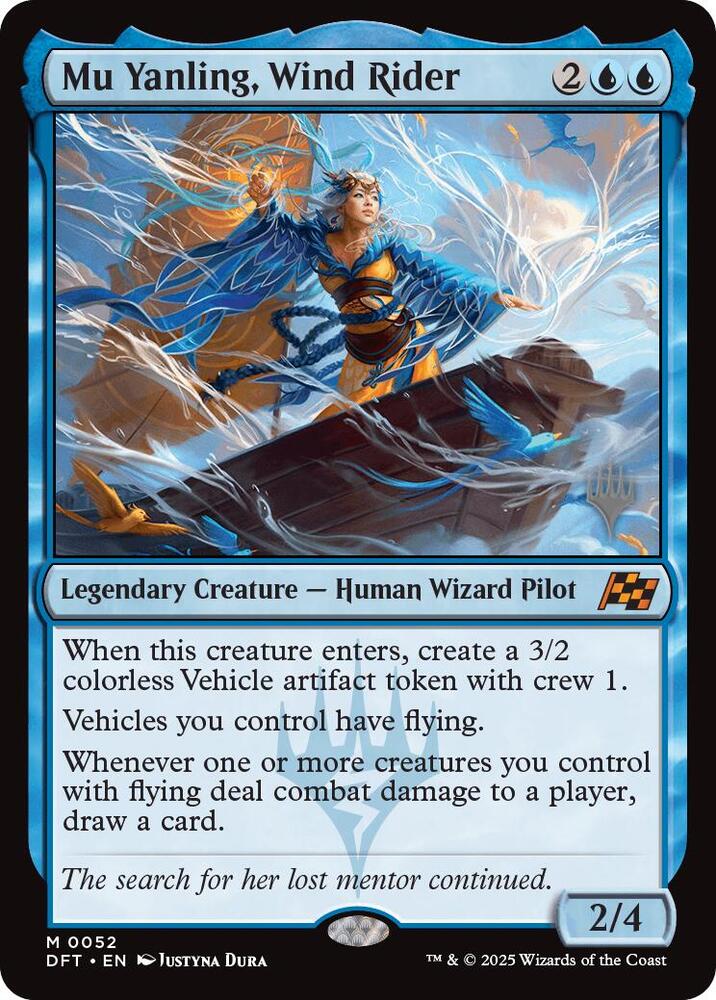 Mu Yanling, Wind Rider (52) [Aetherdrift Promos]
