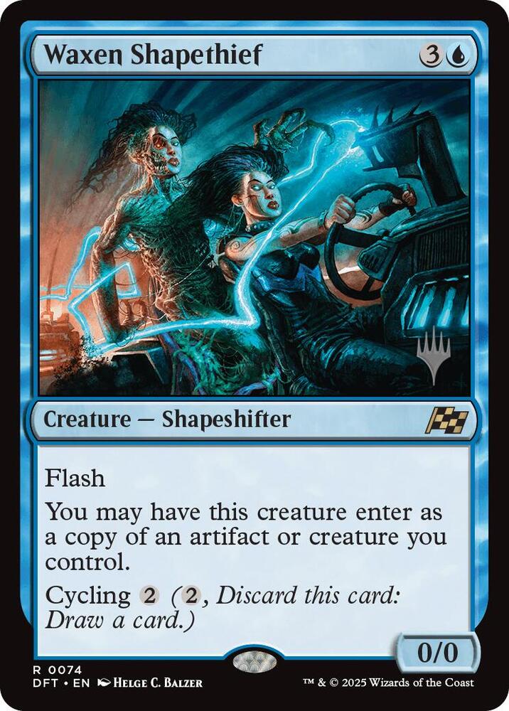 Waxen Shapethief (74) [Aetherdrift Promos]