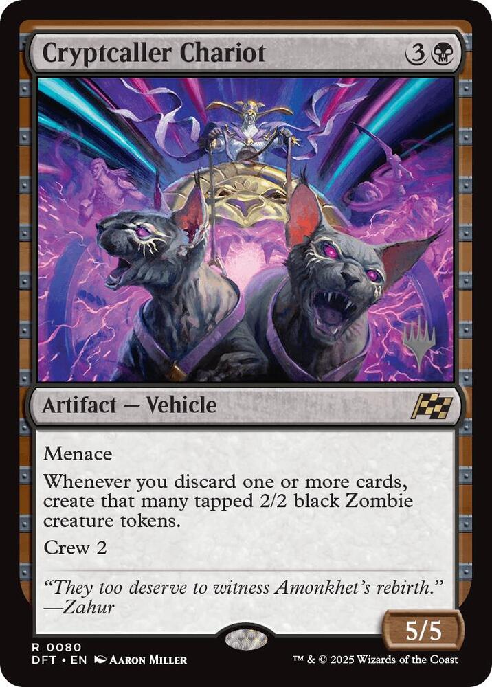 Cryptcaller Chariot (80) [Aetherdrift Promos]