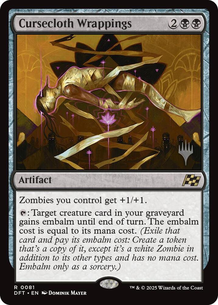 Cursecloth Wrappings (81) [Aetherdrift Promos]