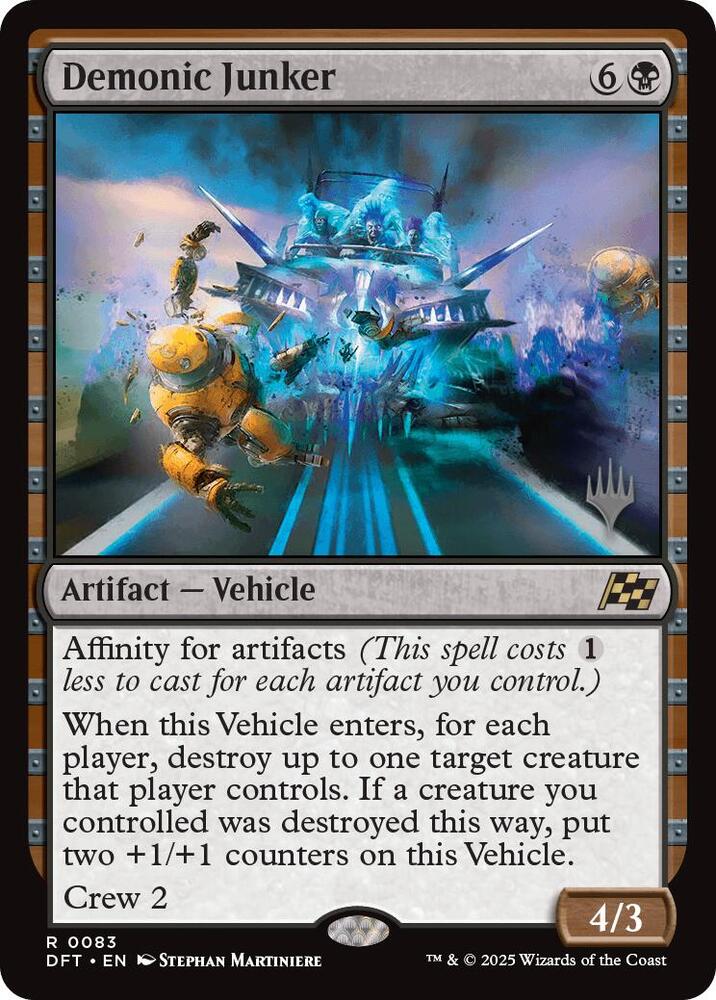 Demonic Junker (83) [Aetherdrift Promos]