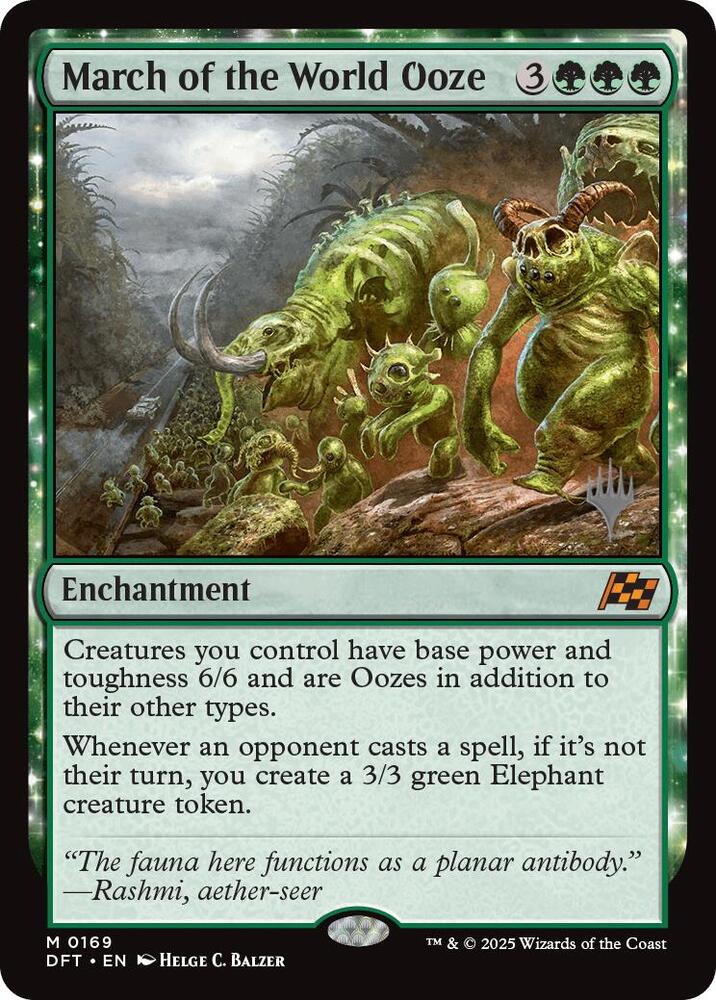 March of the World Ooze (169) [Aetherdrift Promos]