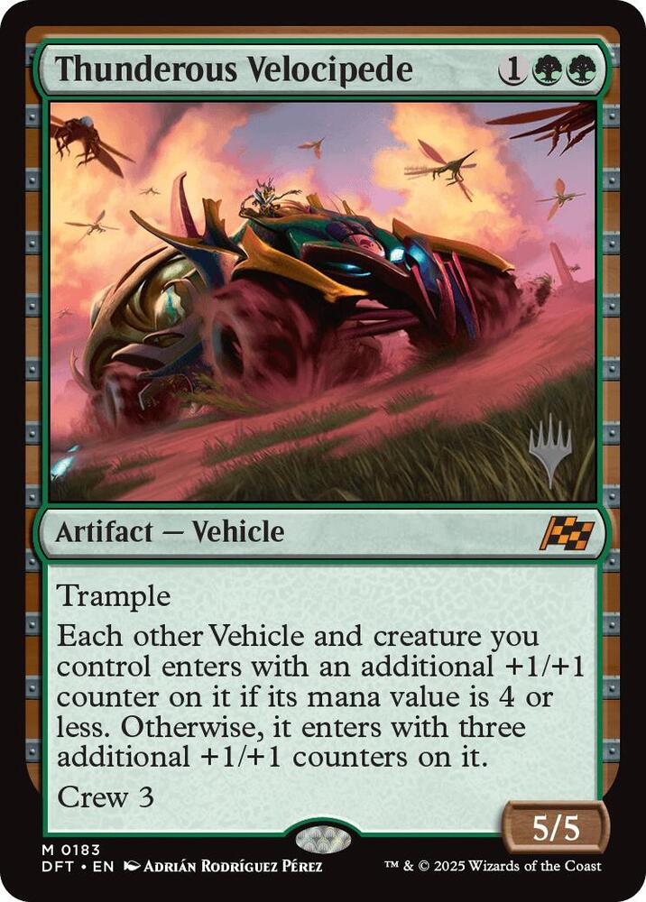 Thunderous Velocipede (183) [Aetherdrift Promos]