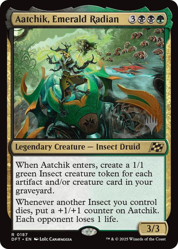 Aatchik, Emerald Radian (187) [Aetherdrift Promos]