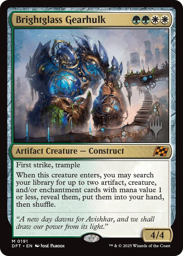 Brightglass Gearhulk (191) [Aetherdrift Promos]