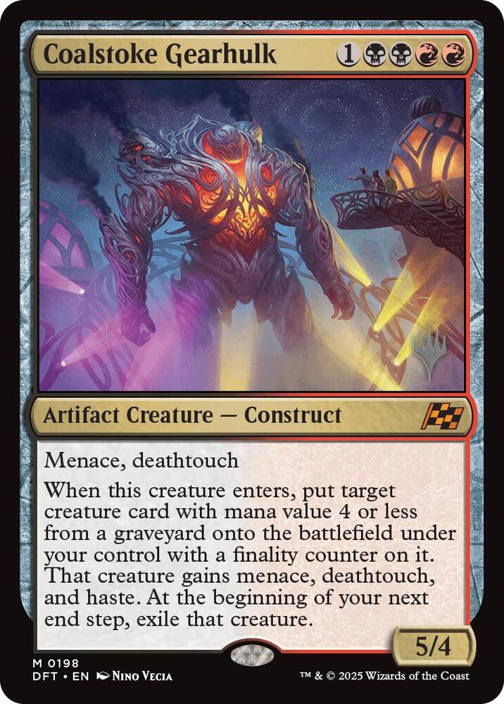 Coalstoke Gearhulk (198) [Aetherdrift Promos]