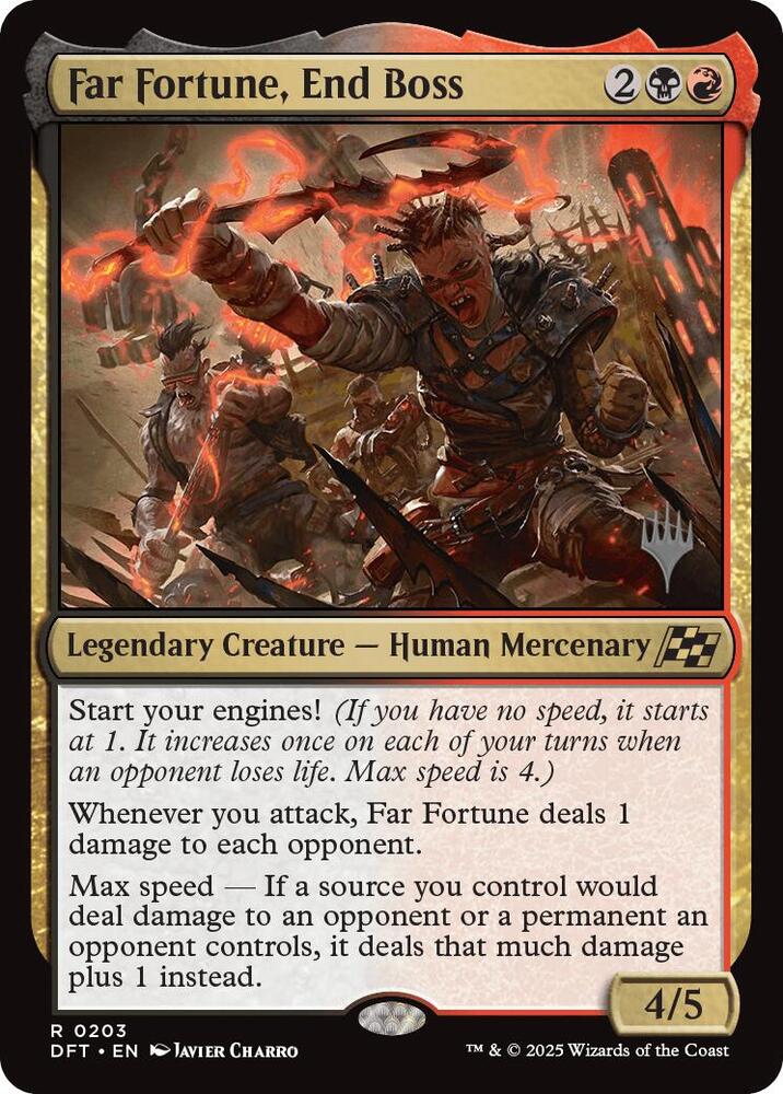 Far Fortune, End Boss (203) [Aetherdrift Promos]