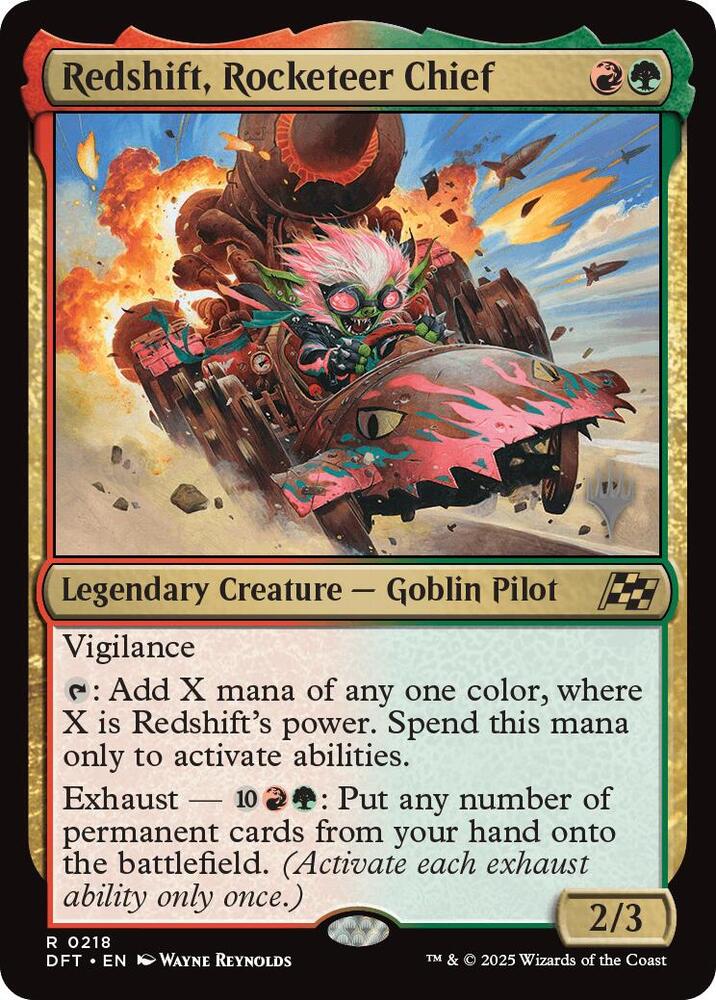 Redshift, Rocketeer Chief (218) [Aetherdrift Promos]