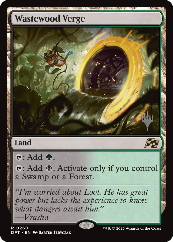 Wastewood Verge (268) [Aetherdrift Promos]