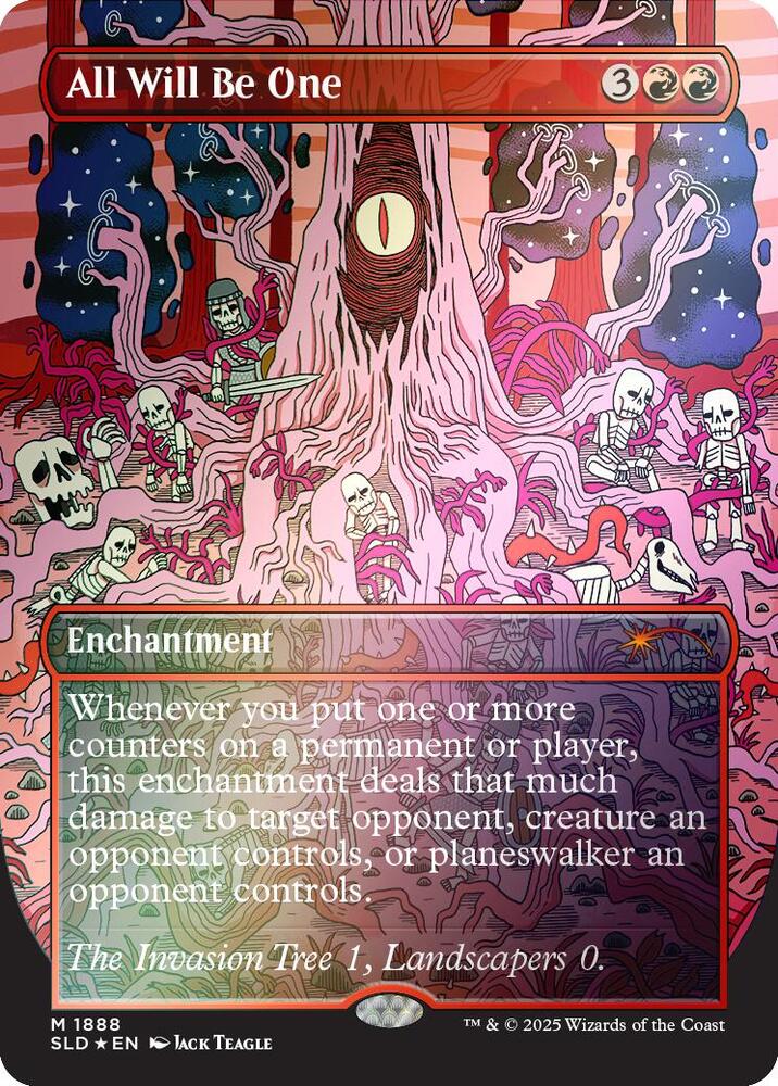 All Will Be One (Rainbow Foil) (1888) [Secret Lair Drop]