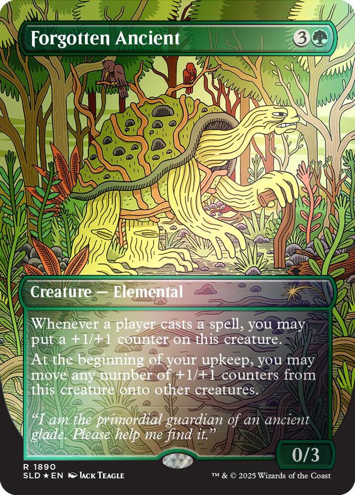 Forgotten Ancient (Rainbow Foil) (1890) [Secret Lair Drop]