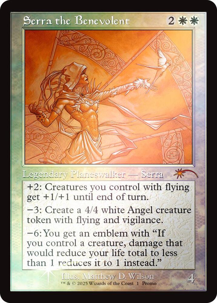 Serra the Benevolent (Retro Frame) (1) [MagicFest Cards]