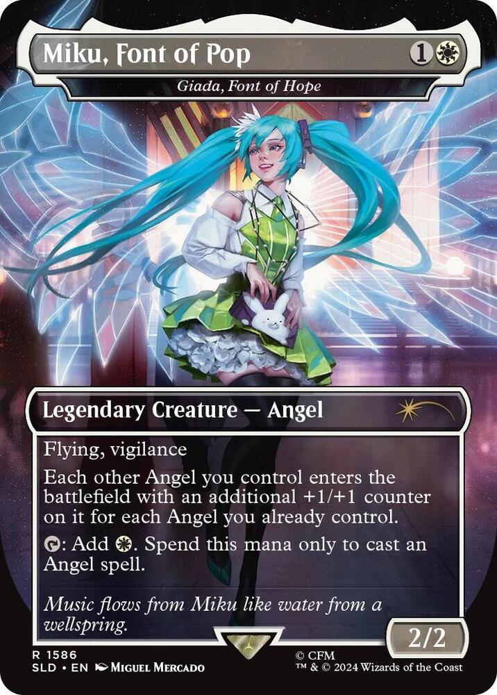 Miku, Font of Pop - Giada, Font of Hope (1586) [Secret Lair Drop]