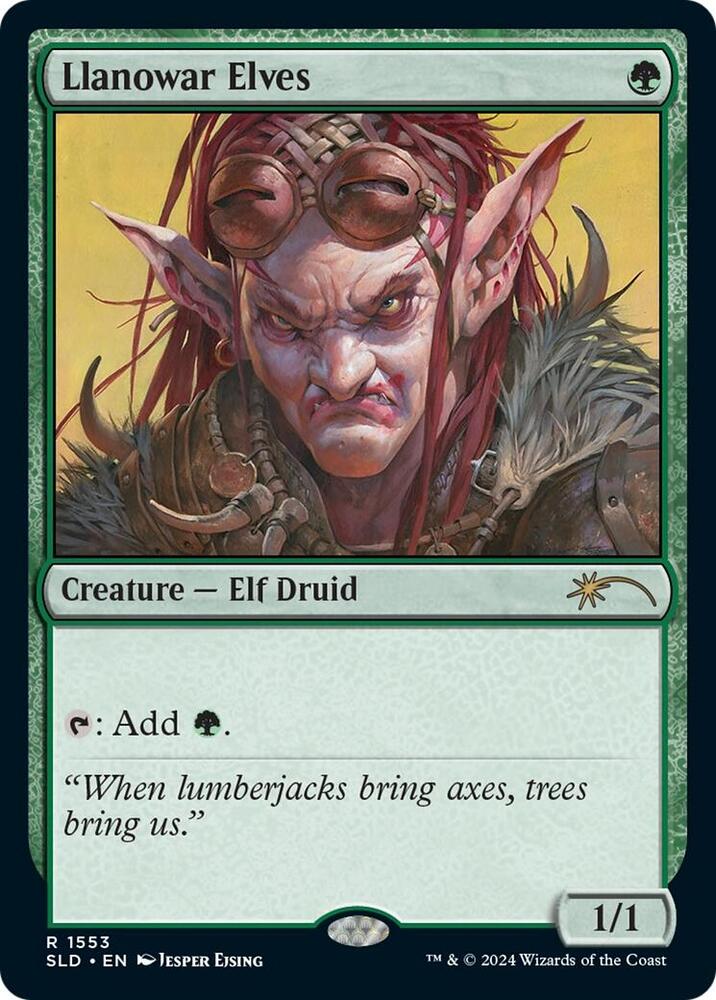 Llanowar Elves (1553) [Secret Lair Drop]