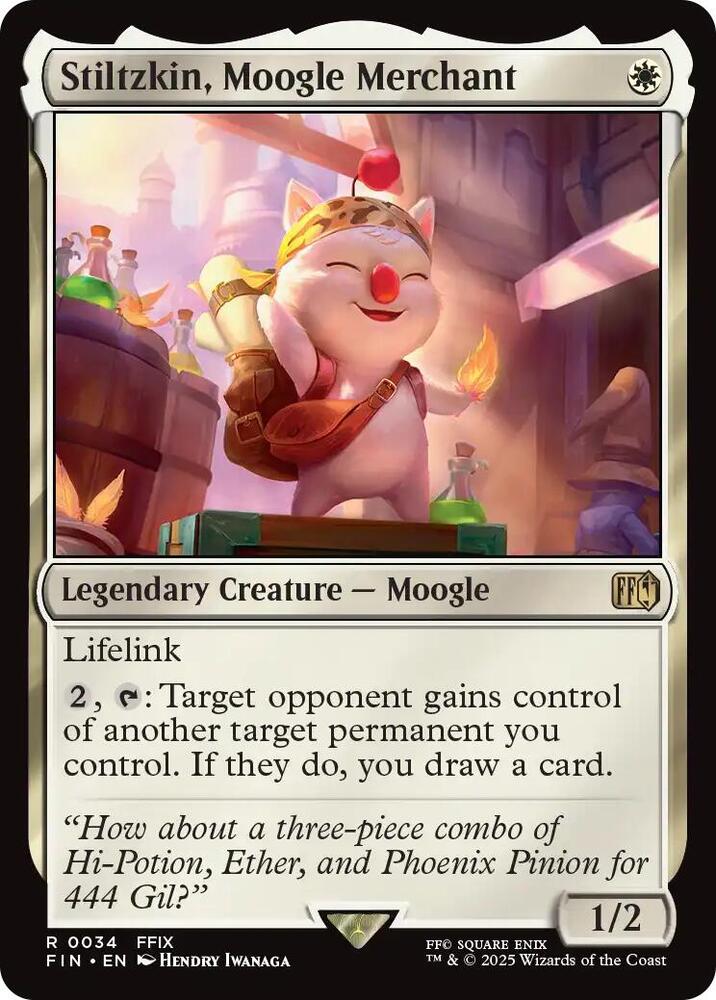 Stiltzkin, Moogle Merchant (34) [Final Fantasy]