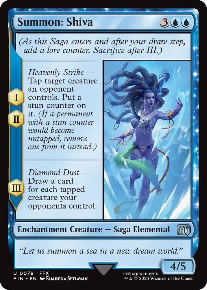 Summon: Shiva (78) [Final Fantasy]