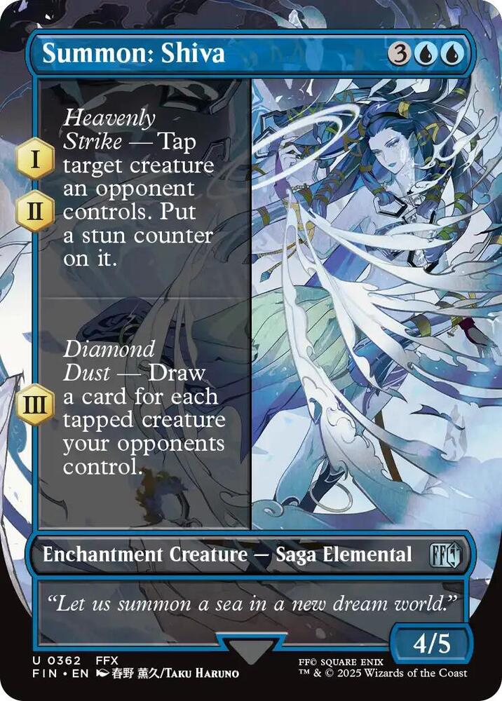 Summon: Shiva (Borderless) (362) [Final Fantasy]