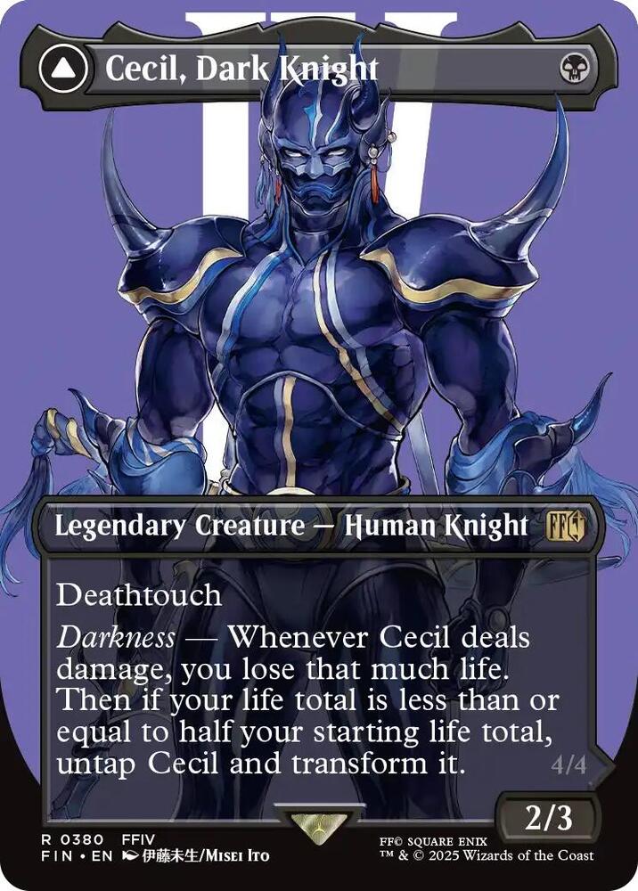 Cecil, Dark Knight (Borderless) (380) [Final Fantasy]