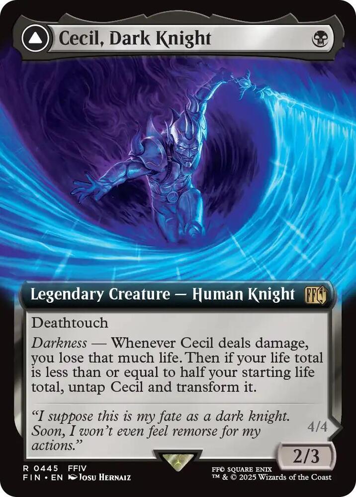 Cecil, Dark Knight (Extended Art) (445) [Final Fantasy]