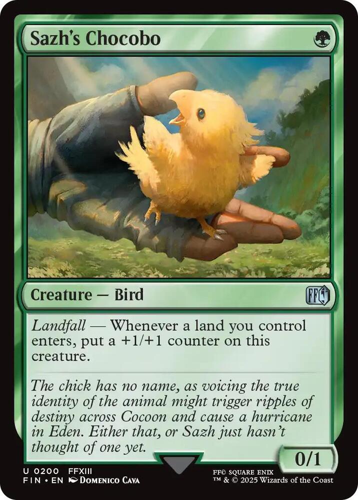 Sazh's Chocobo (200) [Final Fantasy]
