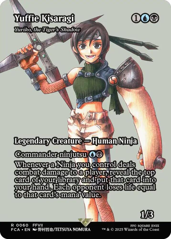 Yuffie Kisaragi - Yuriko, the Tiger's Shadow (Showcase) (60) [Final Fantasy: Through the Ages]