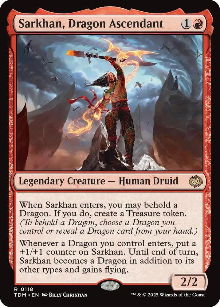 Sarkhan, Dragon Ascendant (118) [Tarkir: Dragonstorm]