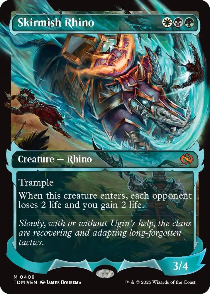 Skirmish Rhino (Showcase) (408) [Tarkir: Dragonstorm]