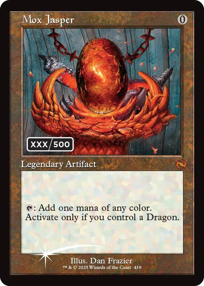 Mox Jasper (Serial Numbered) (419) [Tarkir: Dragonstorm]