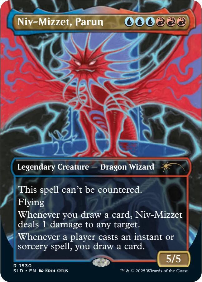 Niv-Mizzet, Parun (Rainbow Foil) (1530) [Secret Lair Drop]