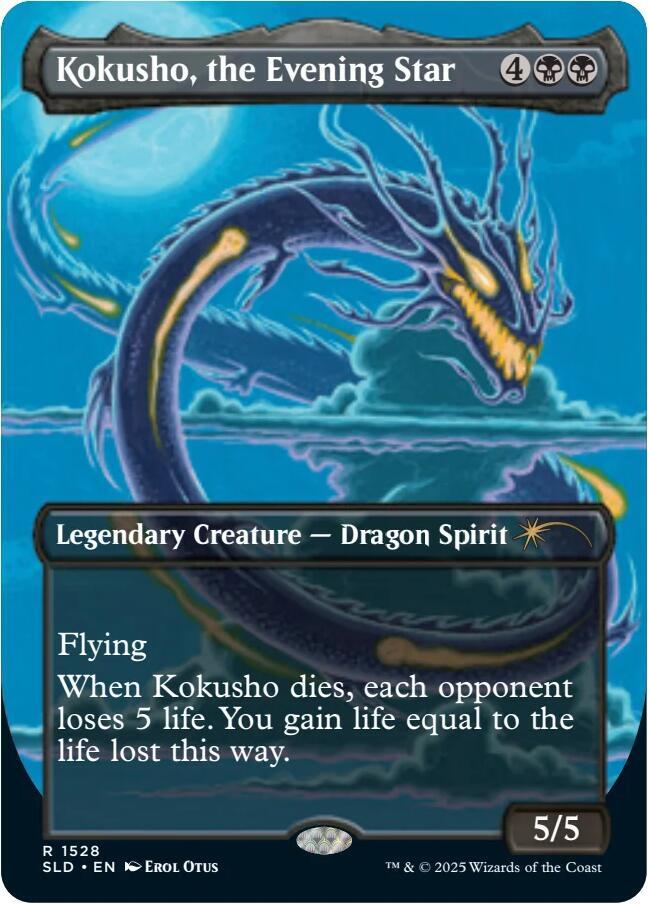 Kokusho, the Evening Star (Rainbow Foil) (1528) [Secret Lair Drop]